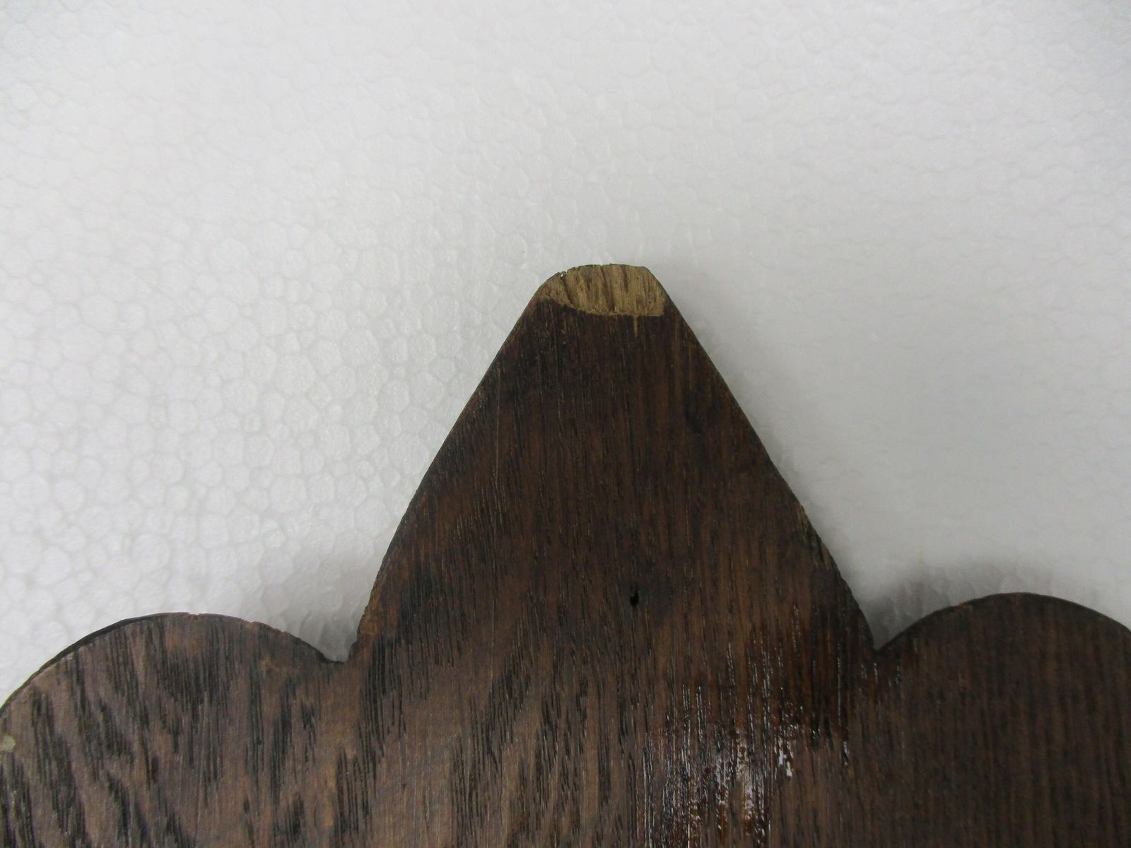 Xl French France Hanging Hand Carved Wooden Wall Crucifix Church Chapel Fleur De photo vinterior