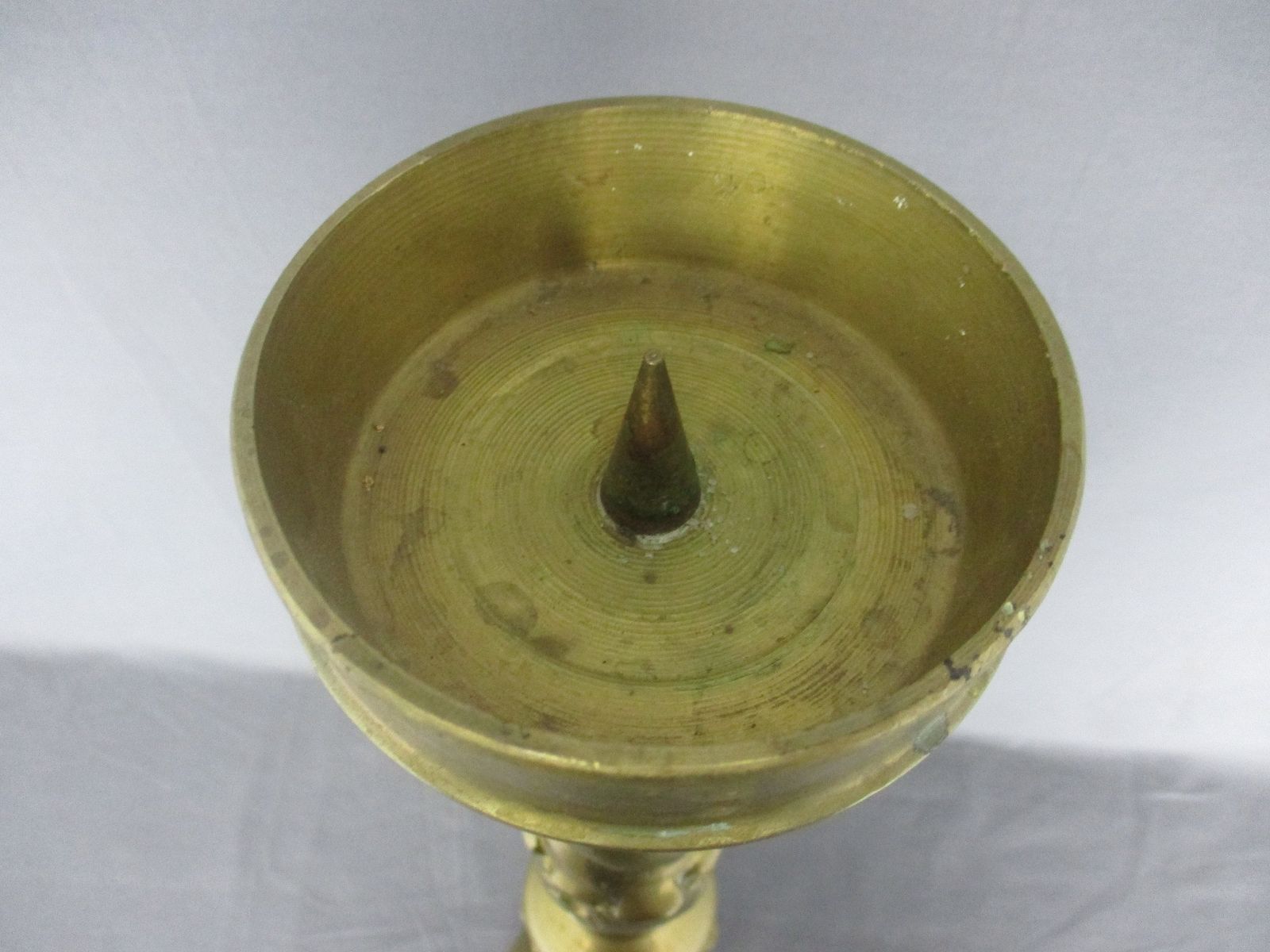 Antique Candle Holder Candle Stick Church  Chapel Altar Monastery Brass Gothic L photo buy