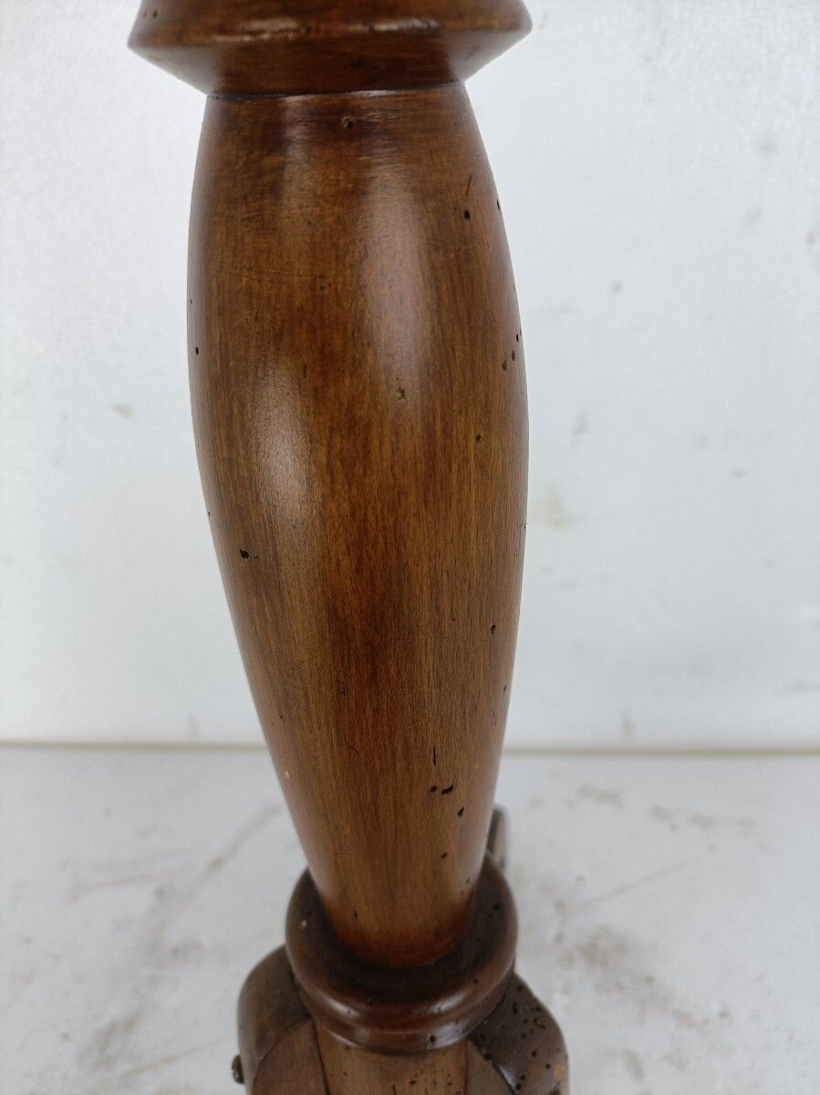 Pedestal Plant Stand Special Side Occasional Wine Coffee Table Wood Bonsai Stand photo vinterior