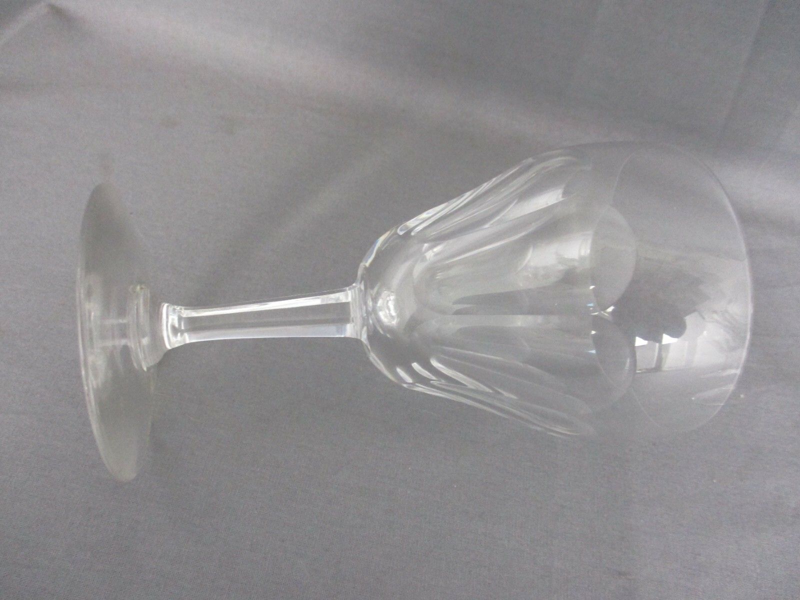 Set Of 6 Crystal Glasses Val St Lambert Clear Tilly Wine Roemer Vsl Htf Large photo for sale