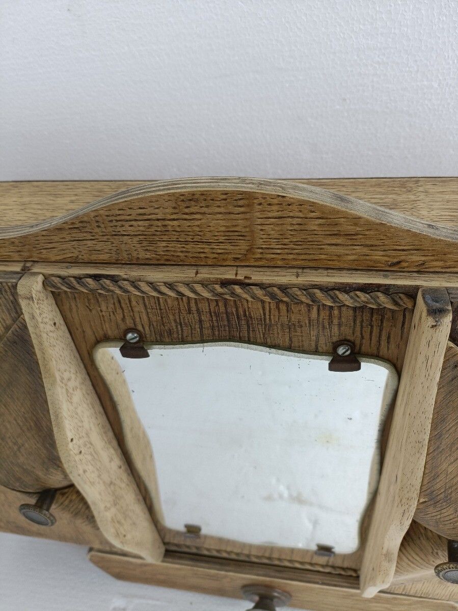 Double Apothecary Bathroom Medicine Kitchen Cabinet Wood Art Deco  Wow  Sand Bla photo Furniture