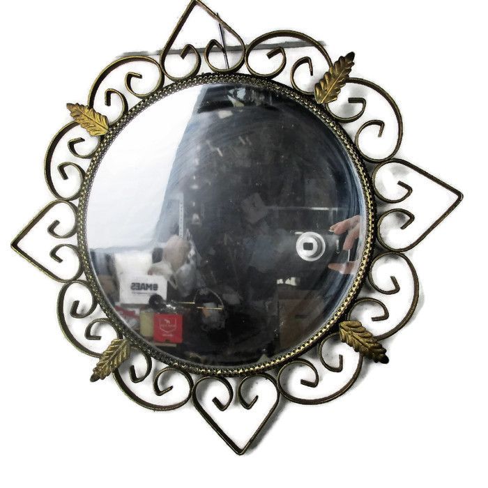 Retro Modernist Starburst Sunburst Metal Wall Uk Mirror Mid Century Argentor