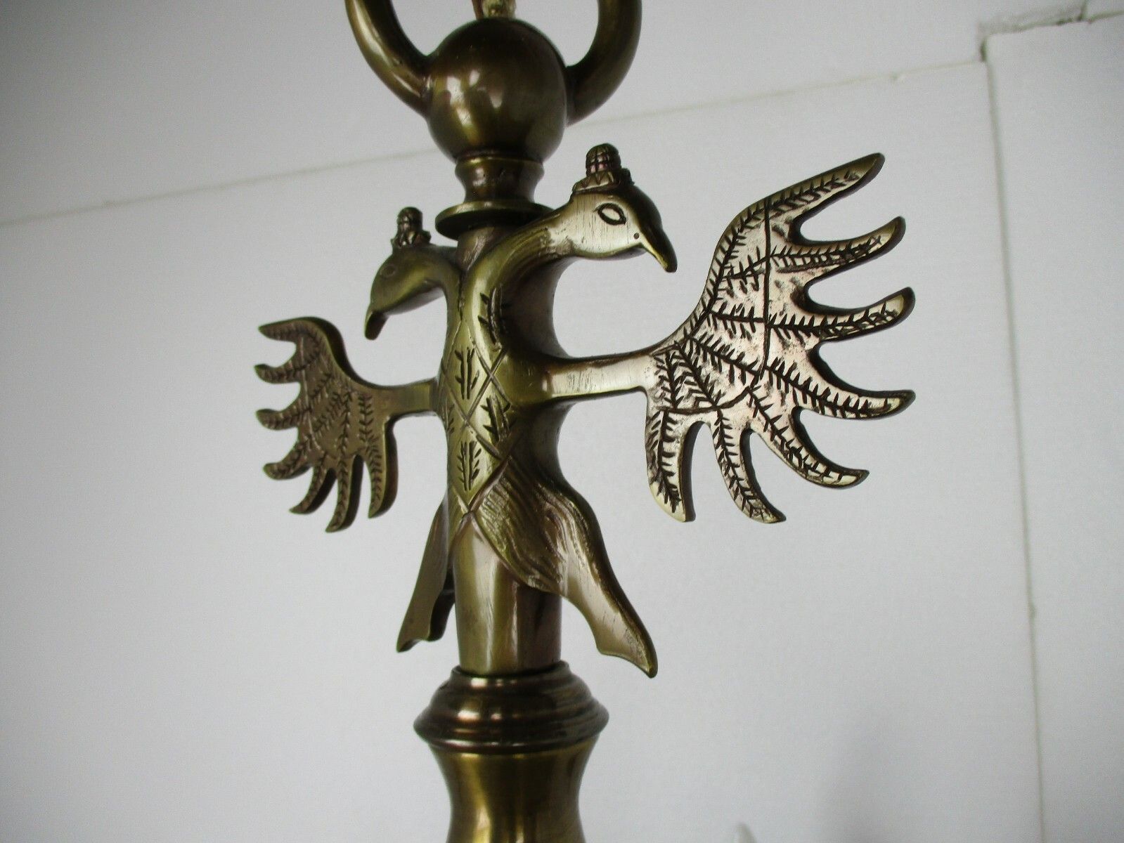 Huge Flemish Double 16 Arms Castle Chandelier Bronze Gilded With Butler Bell Wow photo buy
