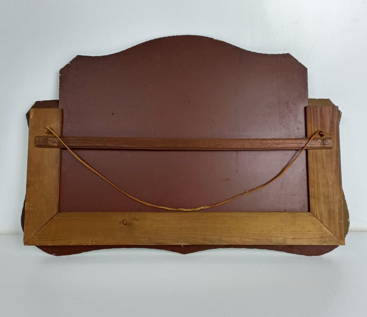 photo for sale Large Art Deco Nouveau Wall Hanging Ornate Mirror Vanity Cut To Clear Glass Wow