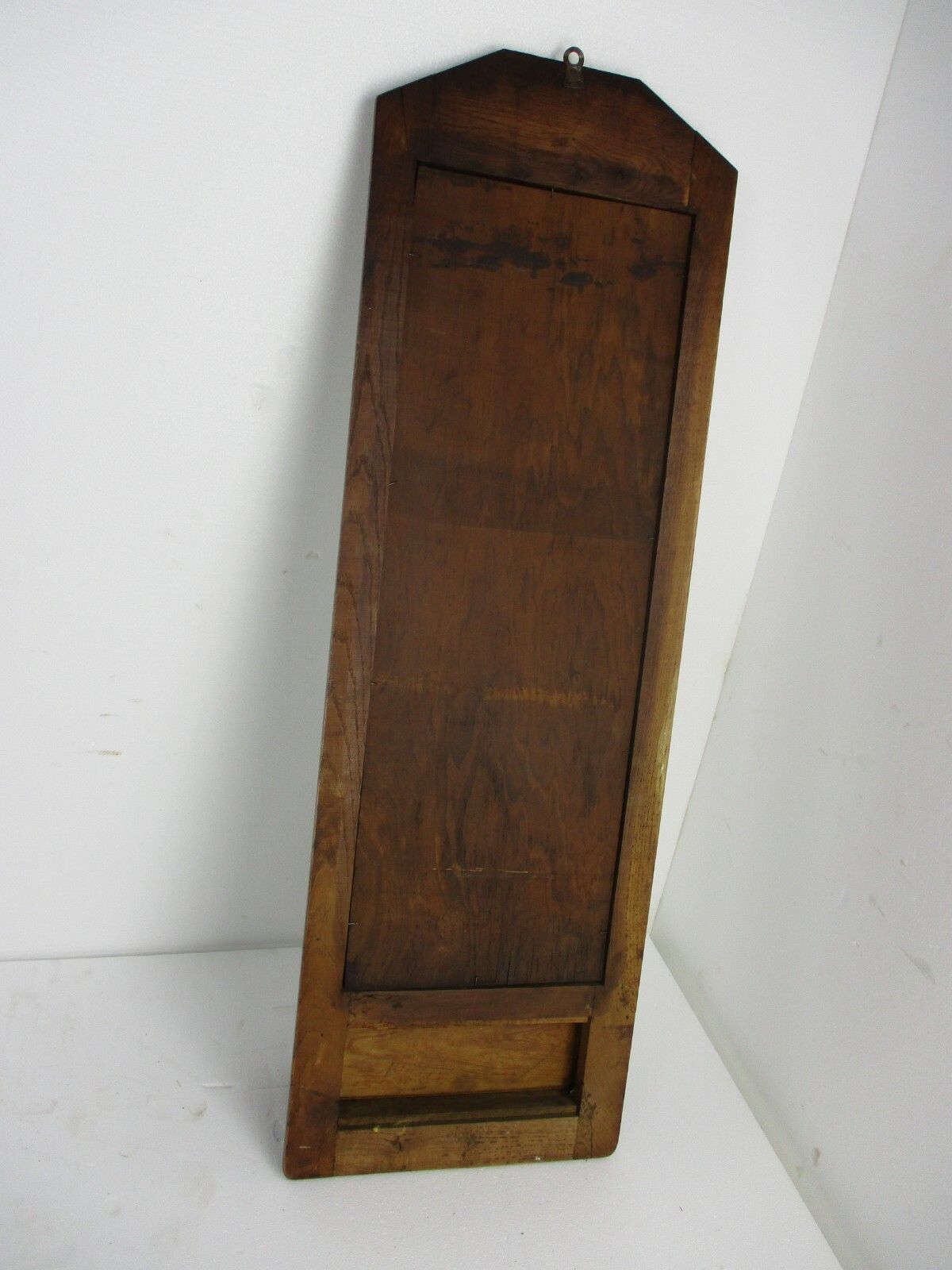 Hallway Cabinet Beveled Glass Mirror Hand Carved Antique Xl Htf Impressive photo vintage