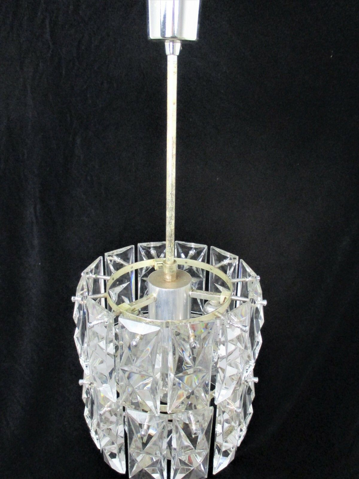 Chandelier Pendant Lamp Mid Century Modern Crystal Gorgeous Kinkeldey Style photo buy