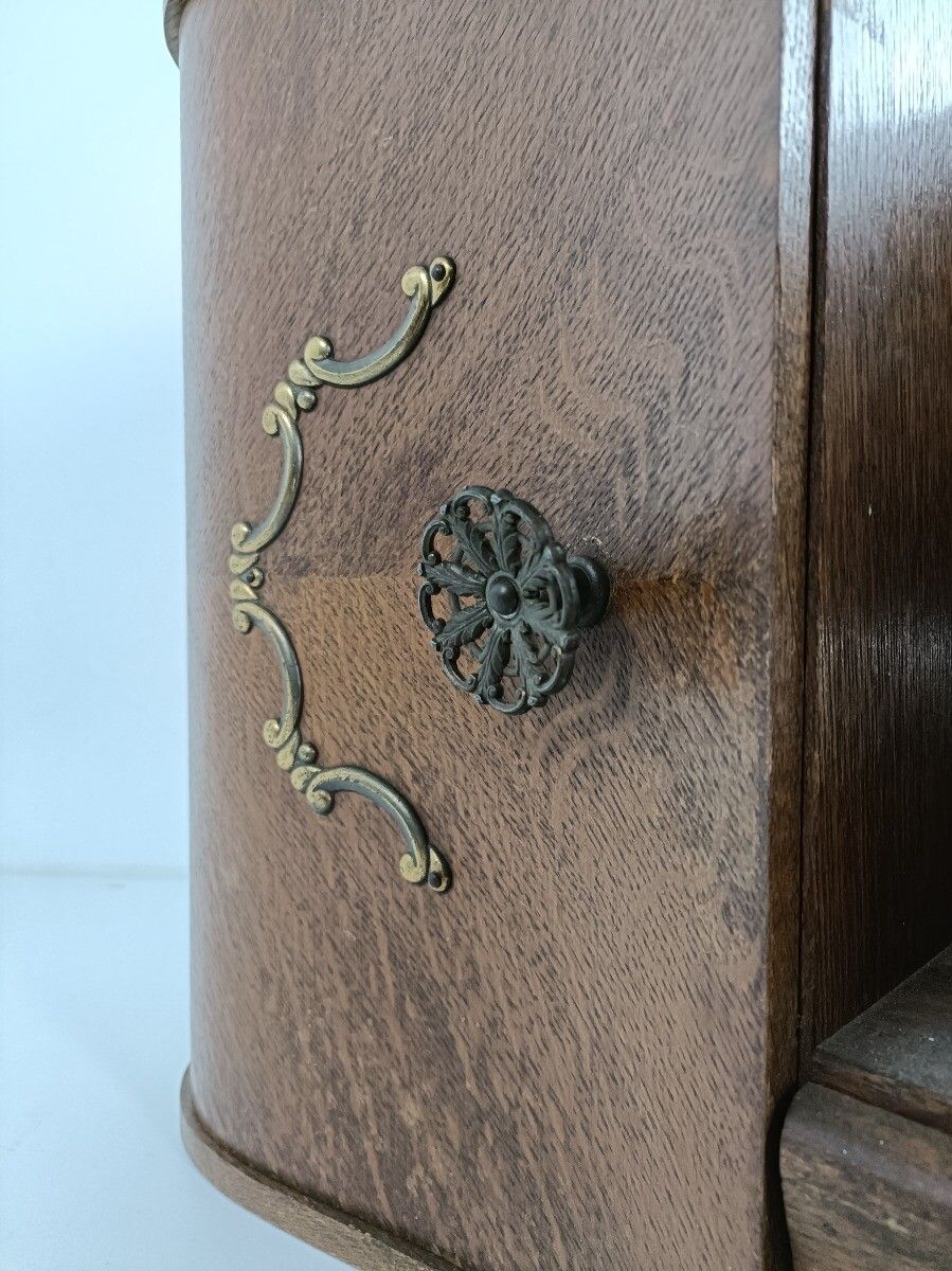 Art Deco Antique Double Apothecary Medicine Cabinet Bathroom Wood Farmhouse Styl photo vintage