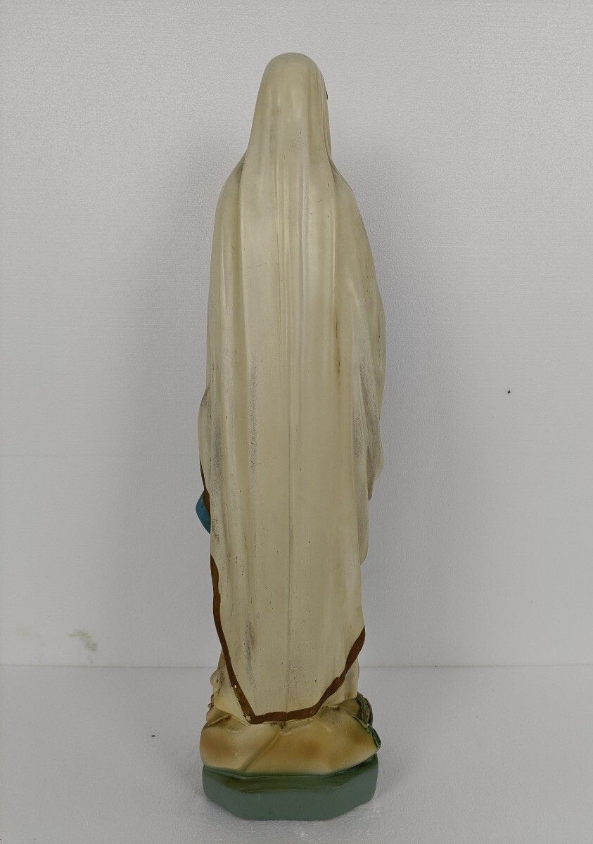 Large Monastry Chapel Statue Virgin Mary Madonna Our Lady Of Lourdes  Plaster Fr photo Art