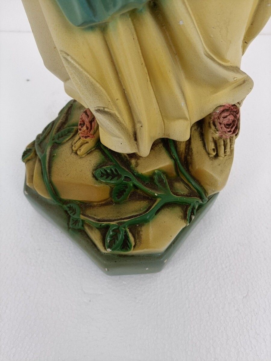 photo furniture Large Monastry Chapel Statue Virgin Mary Madonna Our Lady Of Lourdes  Plaster Fr