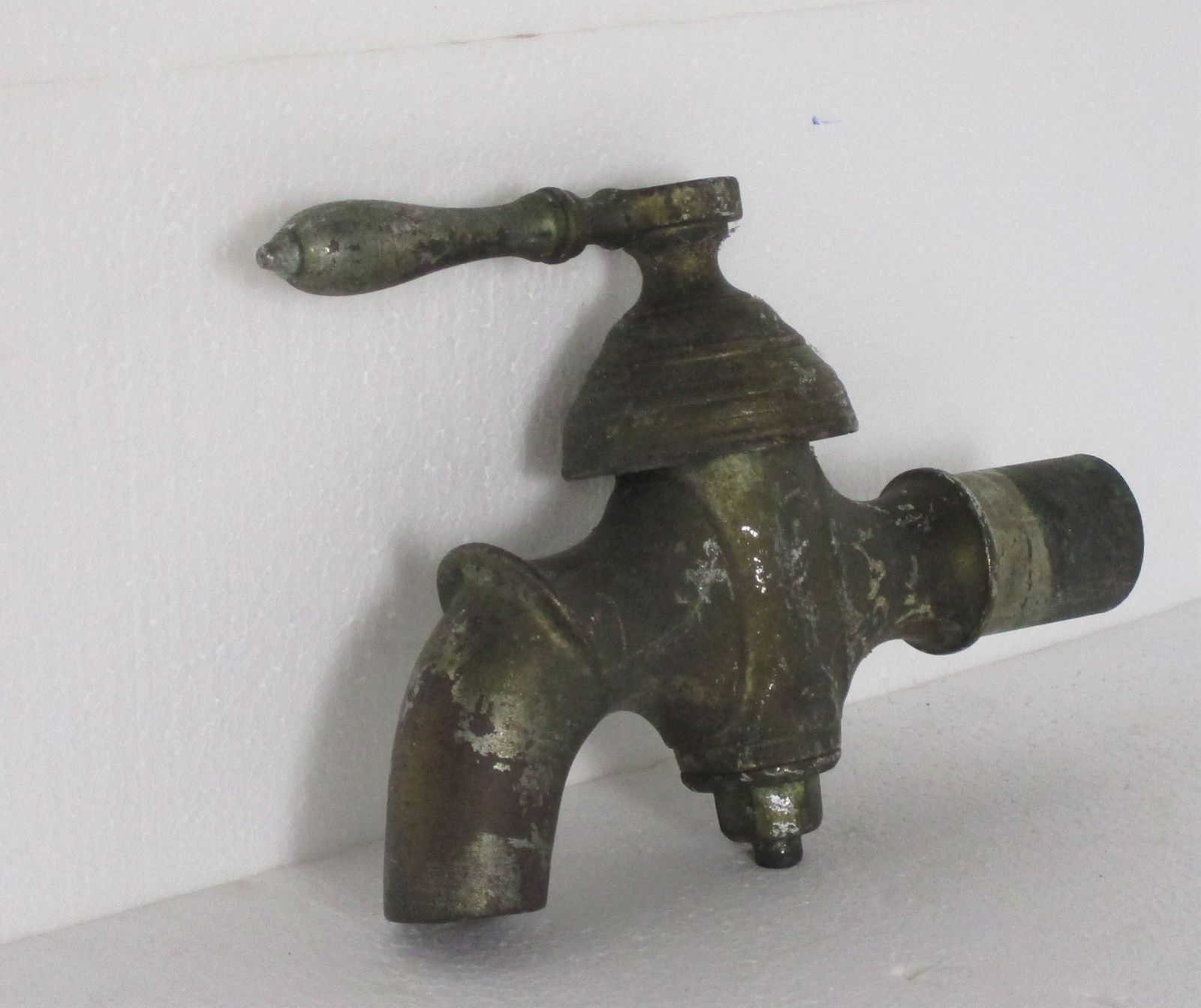 Large Antique Faucet Tap Architectural Industrial Barn Country Farmhouse Sink Re photo furniture