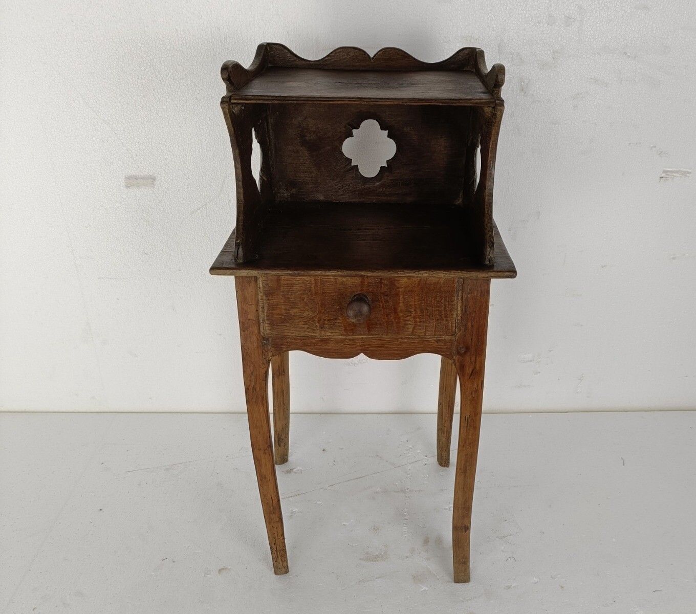 Antique 19th Century Cabinet Side Table Hallway Barn Farmhouse Style Wood photo furniture