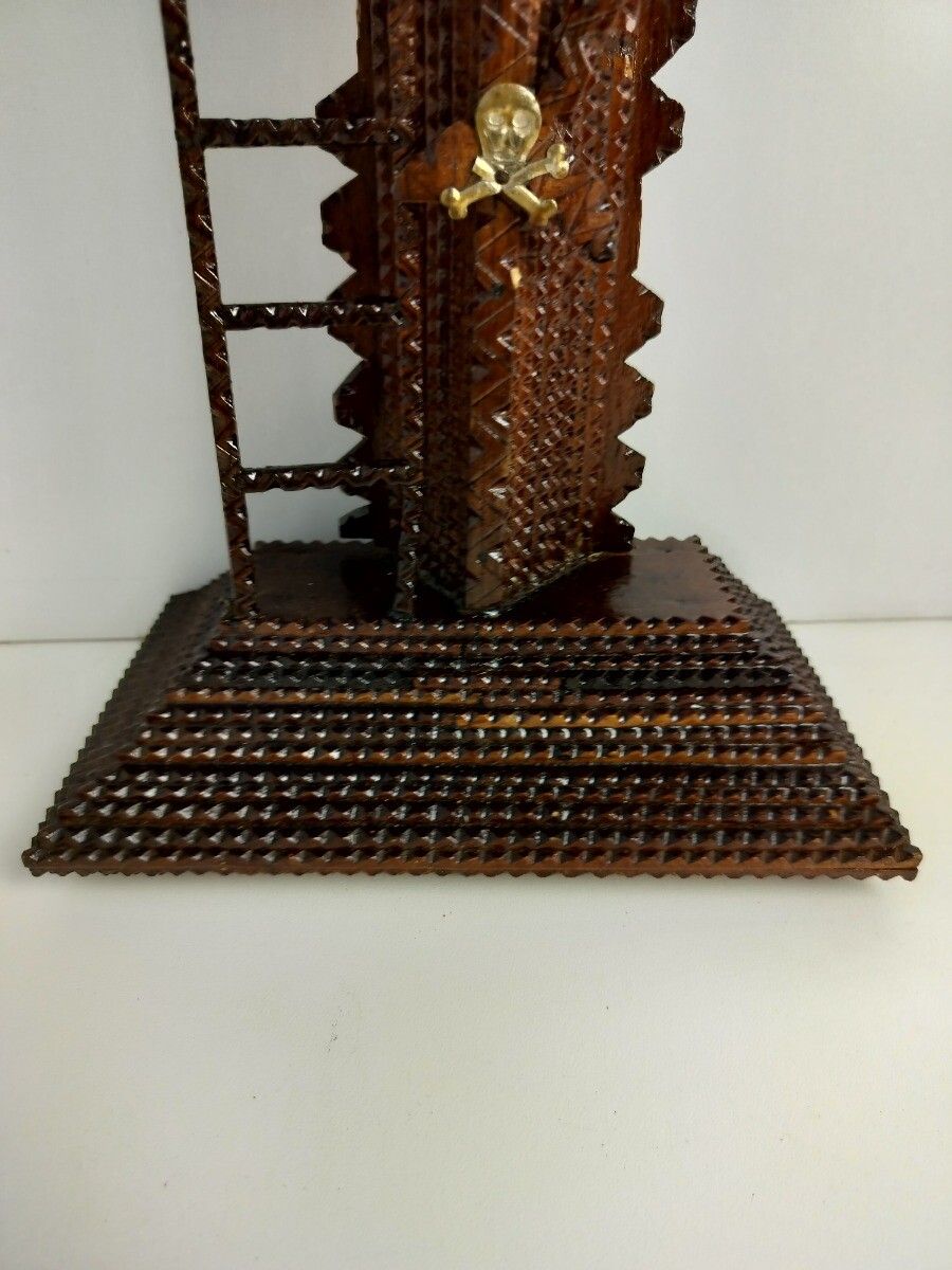 Tramp Trench Tramp Folk Art Standing Hand Made Wood Crucifix Tools Of Passion Wo photo 364.0