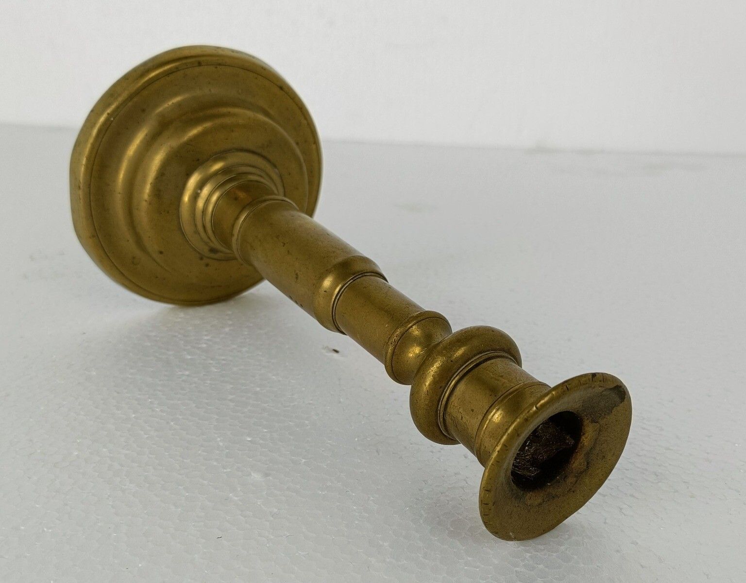 Antique Candle Holder Candle Stick Church  Brass Ornate Beautiful  Collector photo for sale