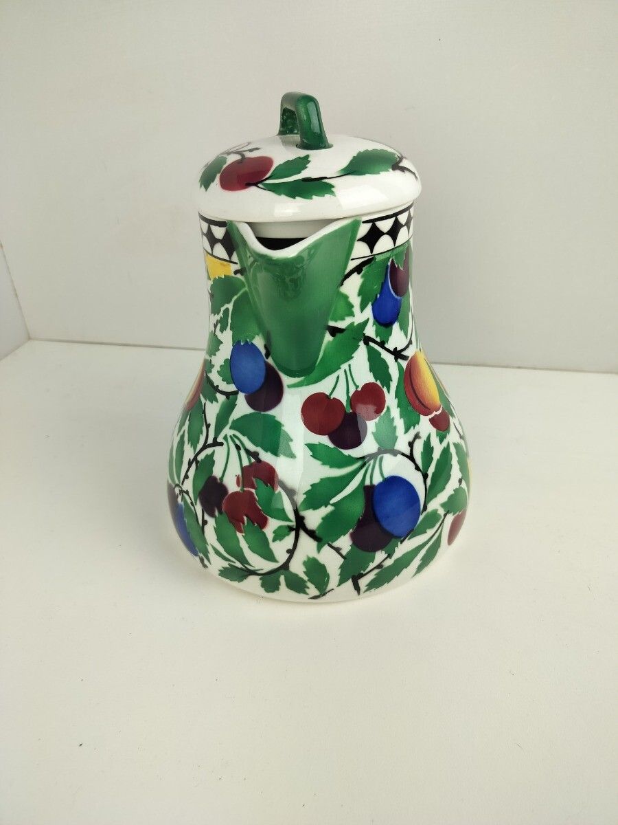 Art Nouveau Villeroy Boch Wallerfangen Saar Basin China  Large Coffee Teapot P photo 142.0
