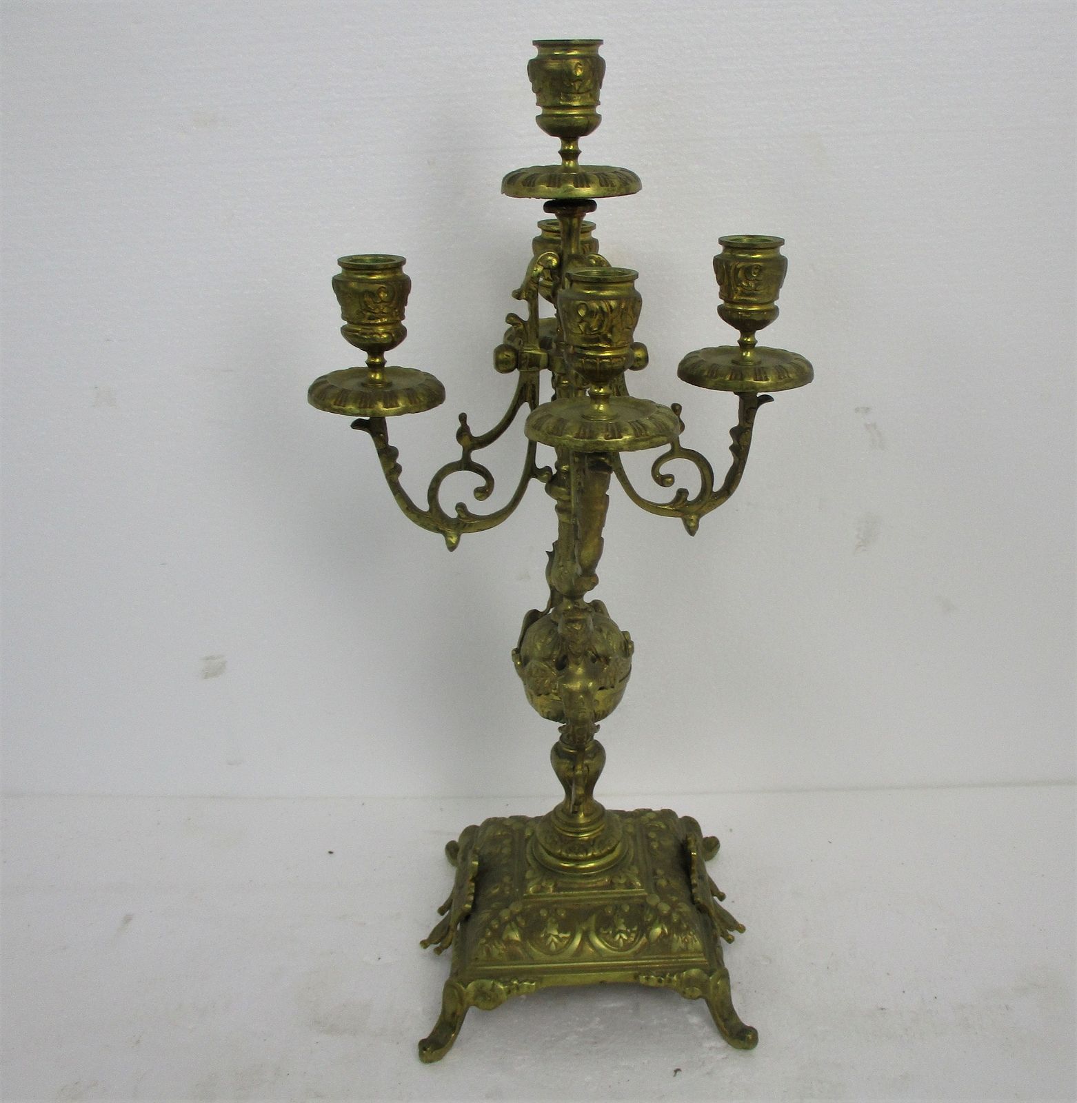 Gothic Large Candle Holder Candlestick Candelabra 5 Arm Impressive Mythology Kar photo Home Decor