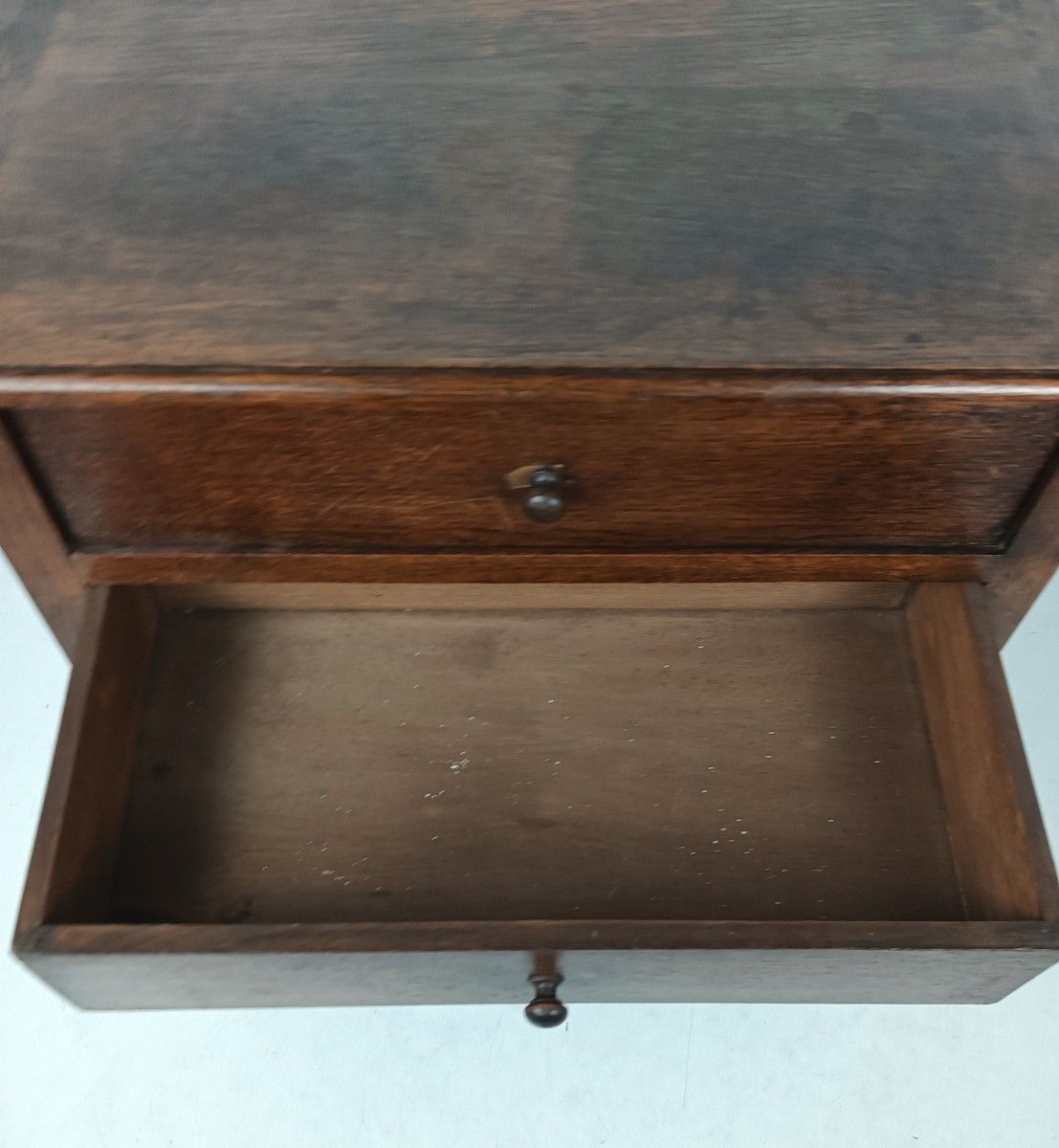 Barley Twist Carved Wood Sewing Quilting Cabinet Desk Table Edwardian  Antique W photo buy