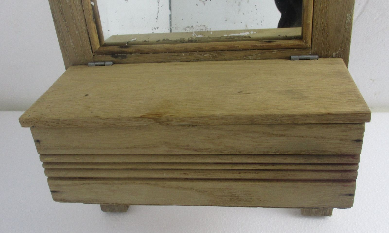 Kitchen Hallway Apothecary Bathroom Cabinet Glass Comb Box Vintage Barn Style Sa photo for sale