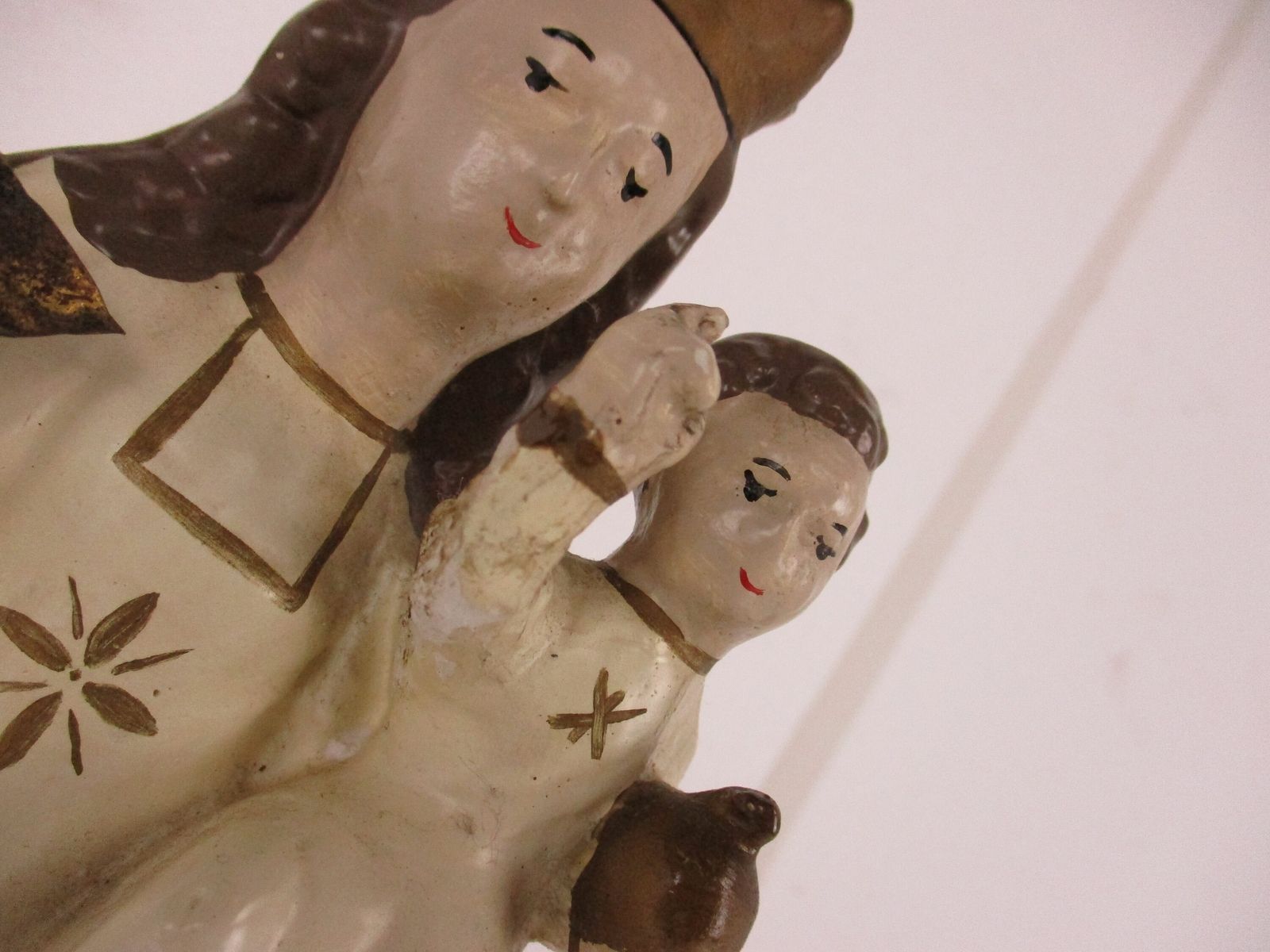 Statue Our Lady Of 'T Zand Roermond  Virgin Mary Infant Jesus Collector Htf photo for sale