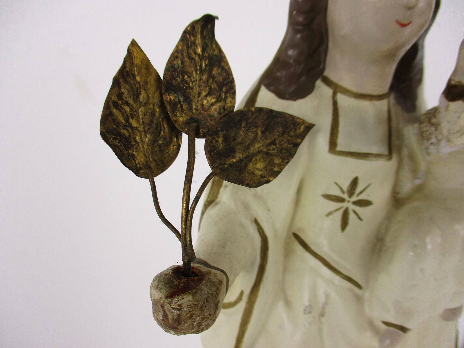Statue Our Lady Of 'T Zand Roermond  Virgin Mary Infant Jesus Collector Htf photo vinterior