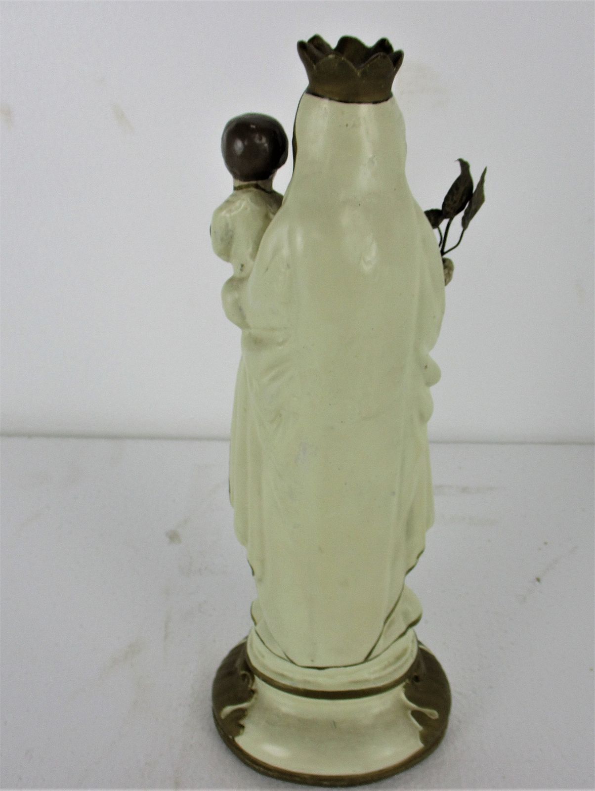 Statue Our Lady Of 'T Zand Roermond  Virgin Mary Infant Jesus Collector Htf photo vintage