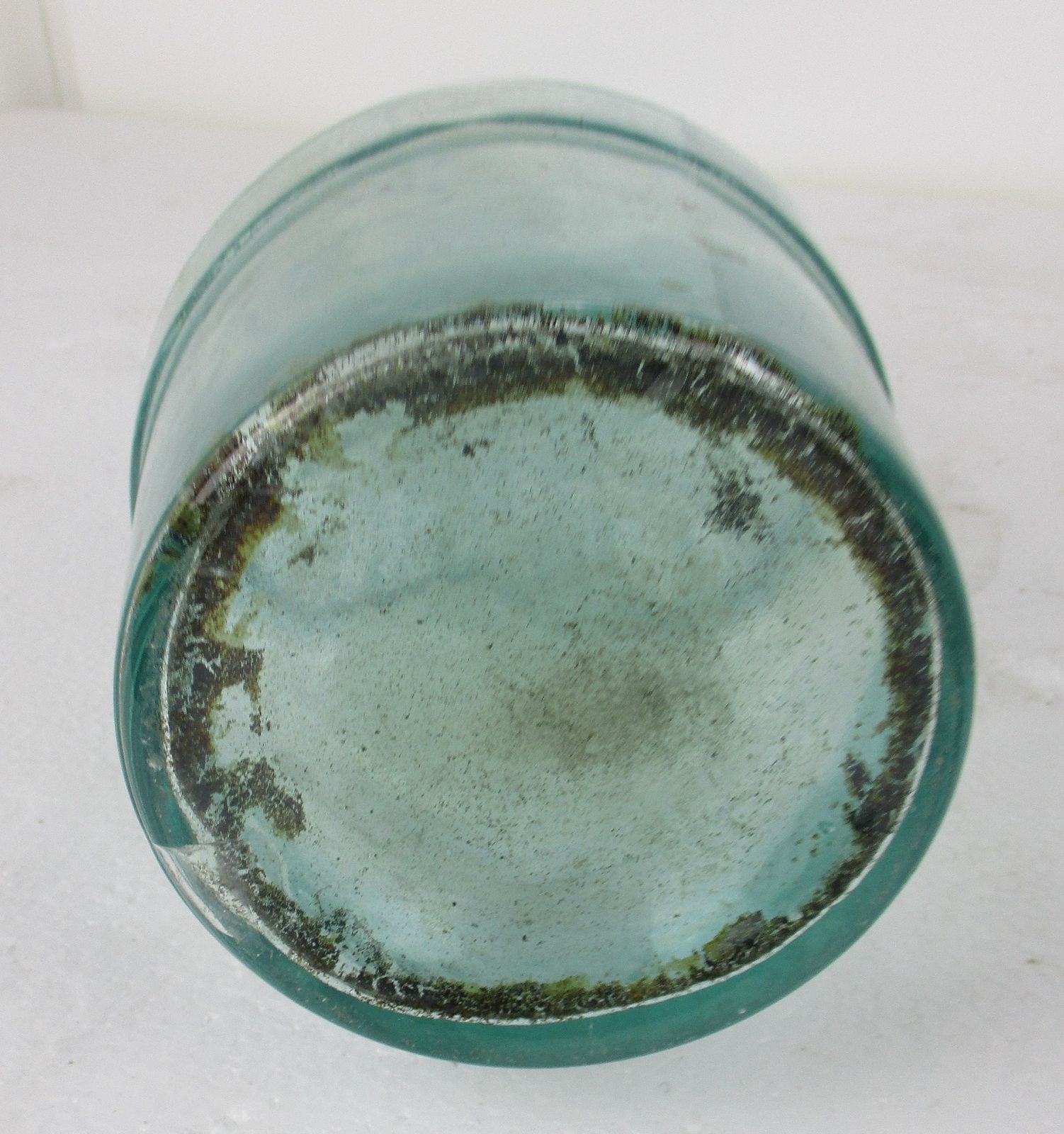 Large Retro Funky Art  Glass Dripped Bottle Vase Extremely Htf photo for sale