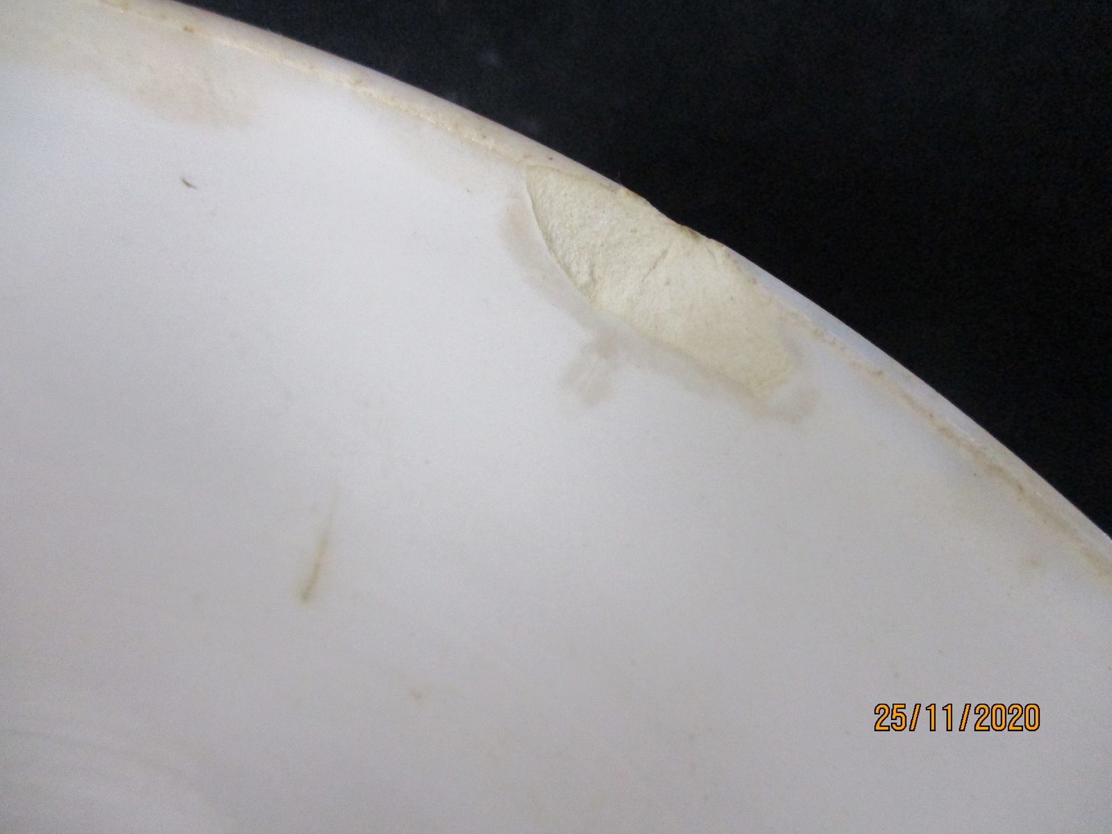 Antique Royal Copenhagen Blue Fluted Soup Tureen Dish Marked Sarreguemines 1875 photo vintage