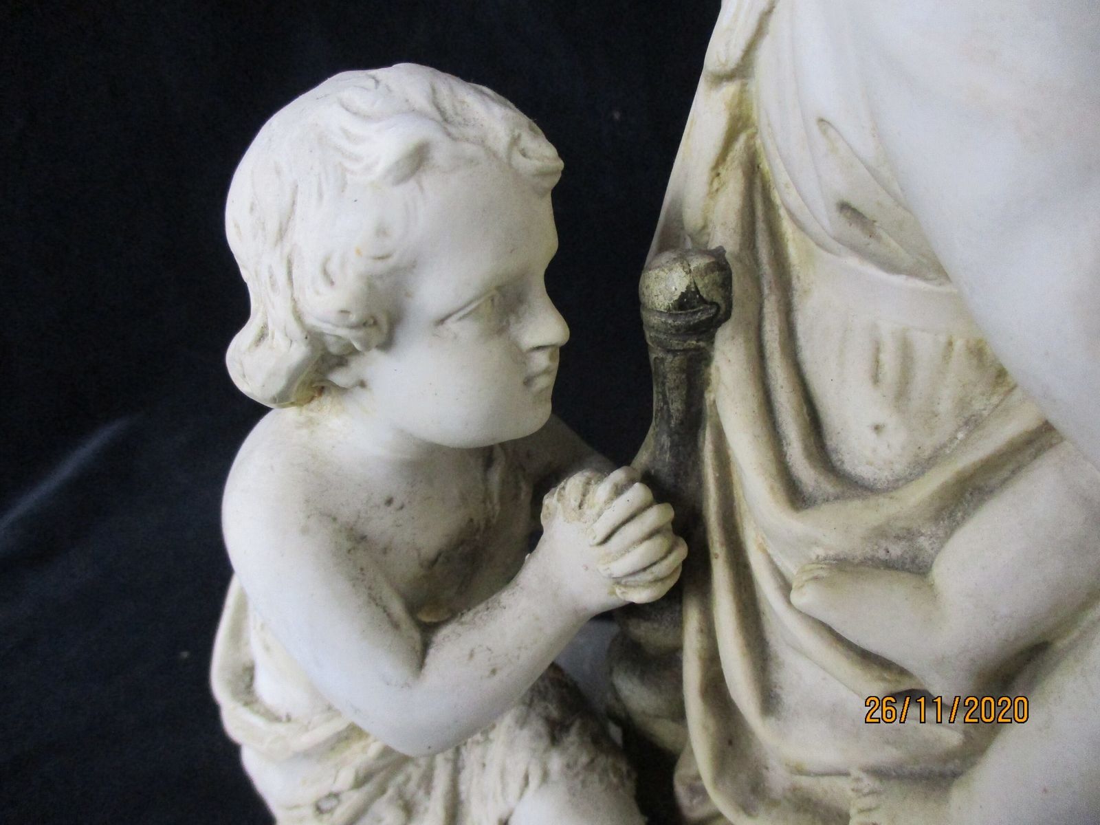 Large Virgin Mary Madonna Della Sedia Seggiola Resin Statue After Rafael John Th photo for sale