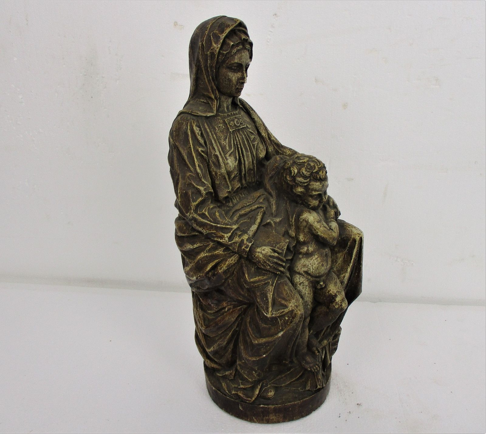 Michelangelo Buonarrati Madonna Lady Virgin Mary Infant Sedes Sapientiae Resin I photo Art