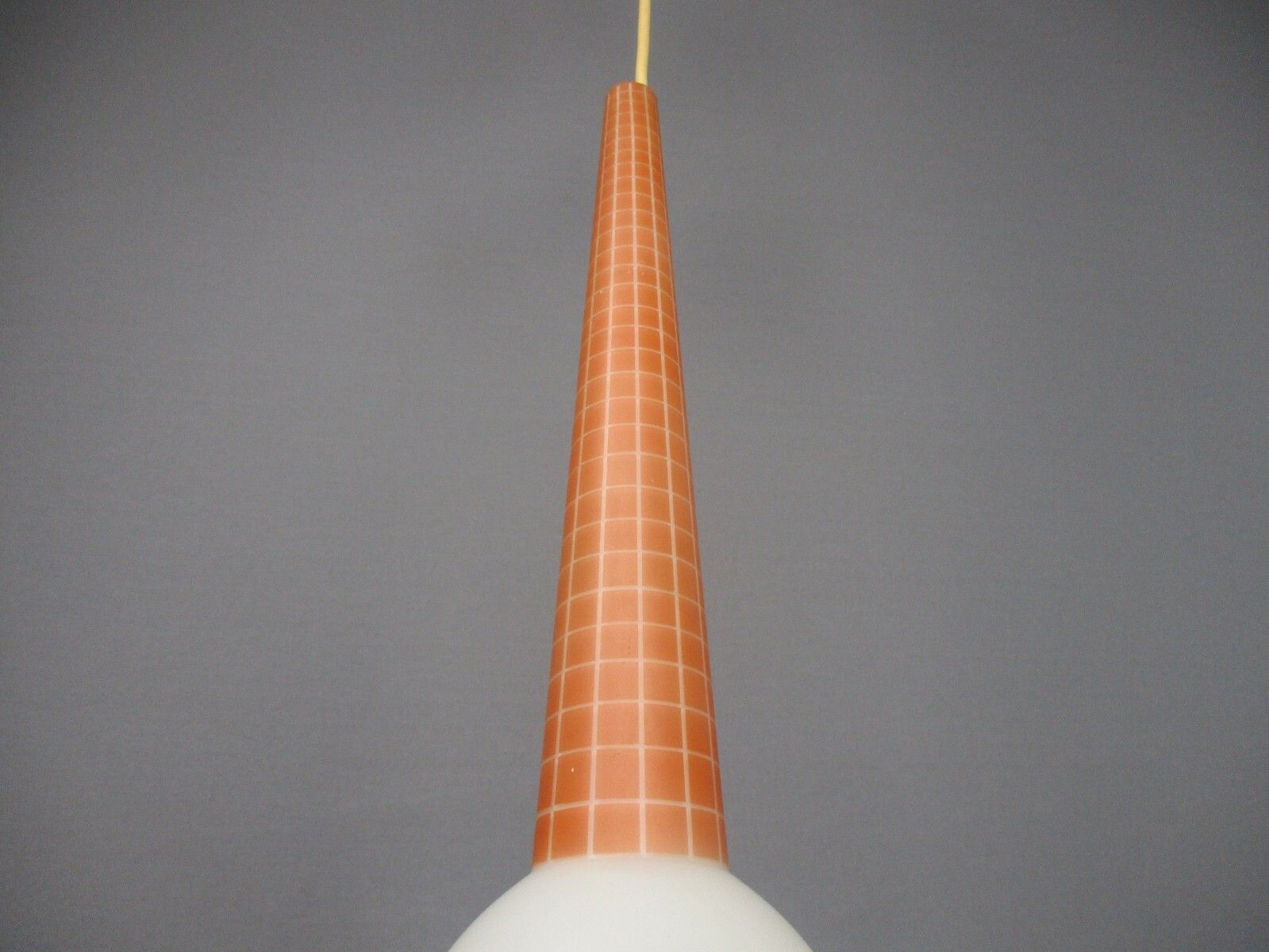 Mid Century Modern Space Age Design Pendant Lamp Chandelier Art Glass Funky photo Lighting
