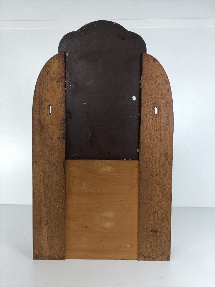 photo furniture Large Apothecary Bathroom Medicine Kitchen Cabinet Wood Art Deco  Antique Bevele