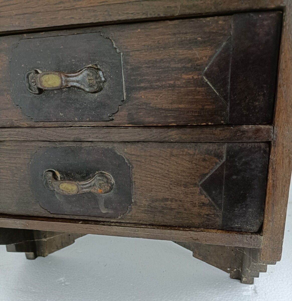 Antique Medicine Apothecary, Pharmacy, Cabinet, Inlay, Tall, Barn Style, Farmhou photo Furniture