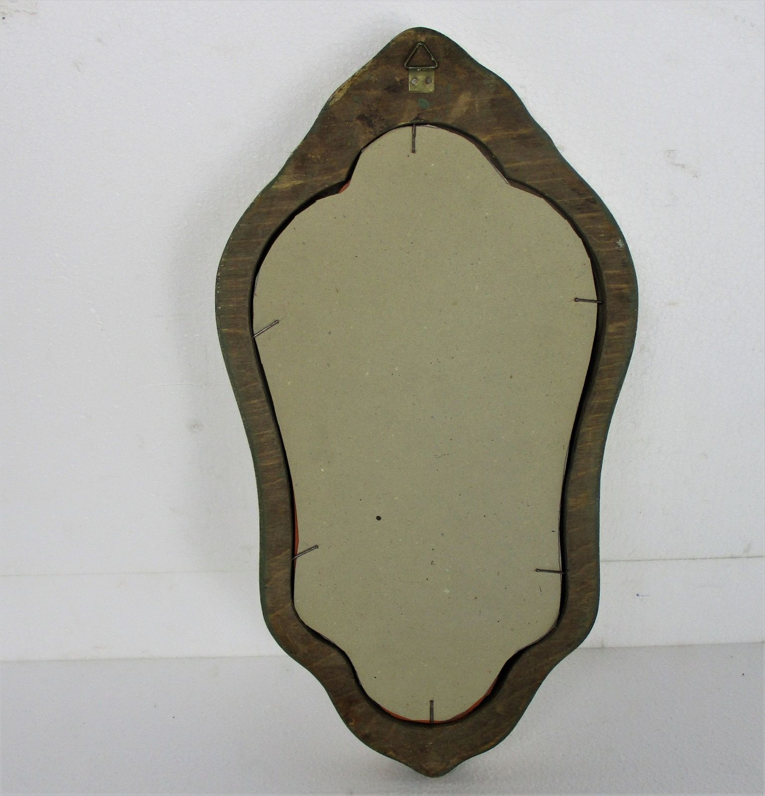 Ornate Mirror Wood Plaster Gold Gilded Ornate Hollywood Regency Style photo vinterior