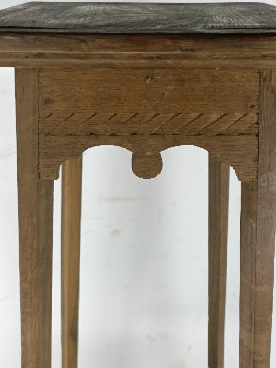 Large Art Nouveau Pedestal Side Occasional Table Plant Flower Stand Two Tier Art photo Furniture
