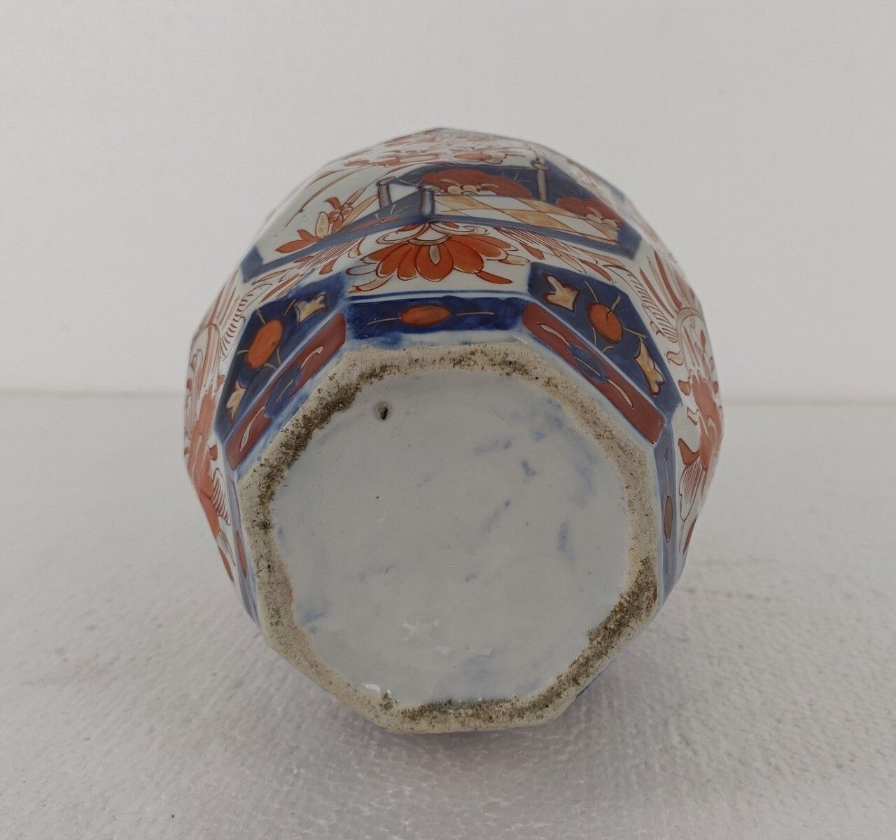 Japanese Imari Vase Hand Painted Antique 1900s photo vintage