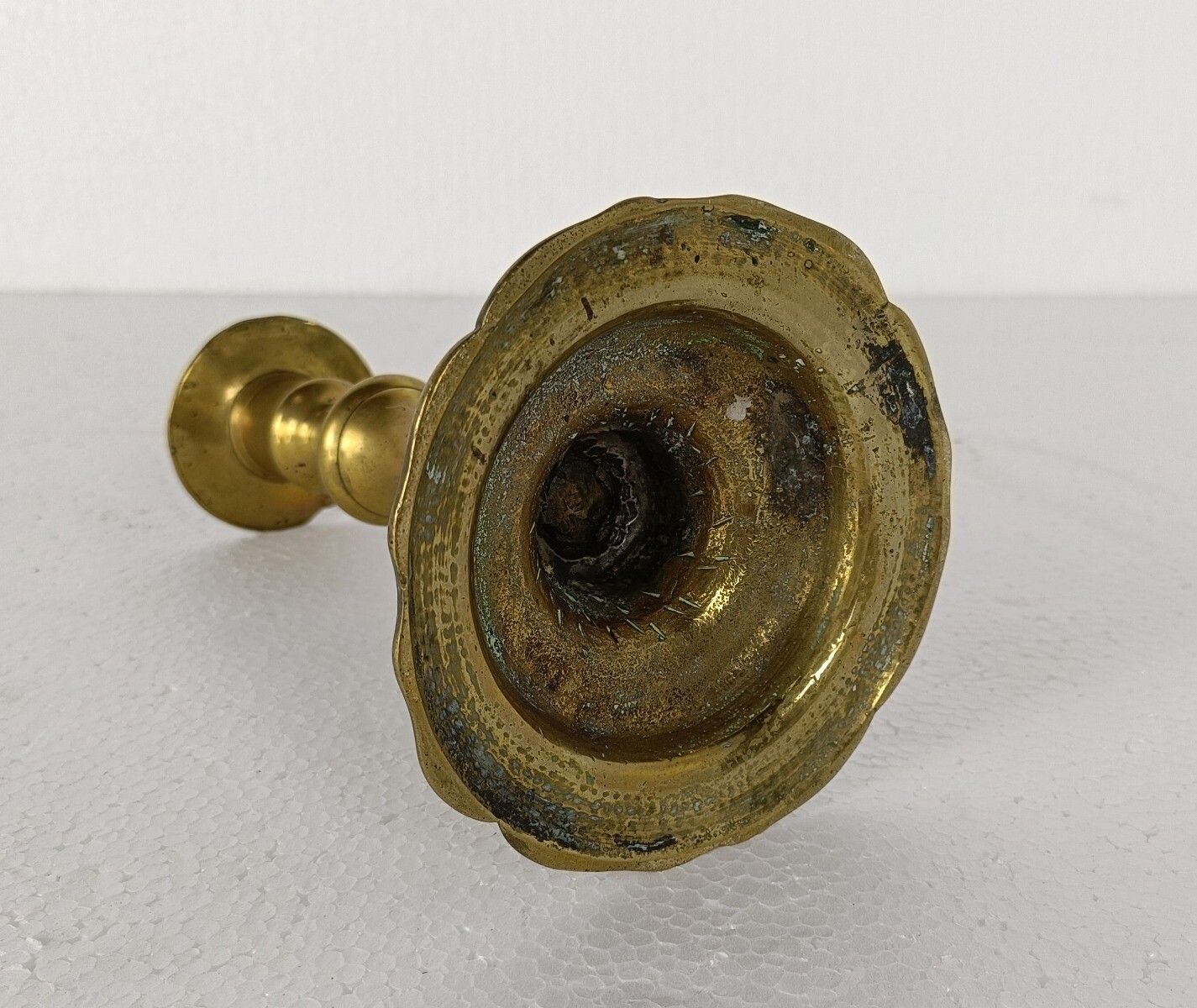 Louis XIV Antique Candle Stick Torch Candle Holder Brass 18th Century photo 244.0
