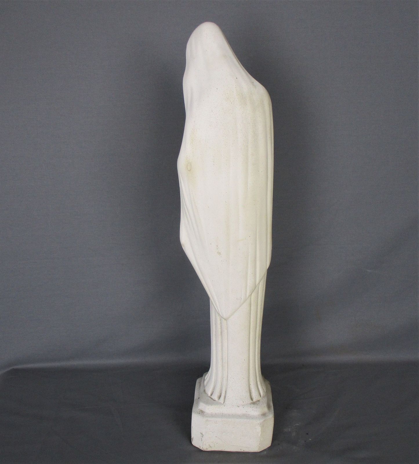 L Art Deco Virgin Mary Madonna Infant Child Plaster Statue Tenderness Lovely Chu photo buy
