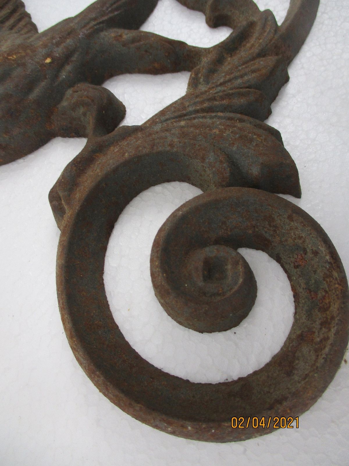 Antique Cast Iron Trim Reclaimed Hardware Architectural Eagle Wow photo for sale