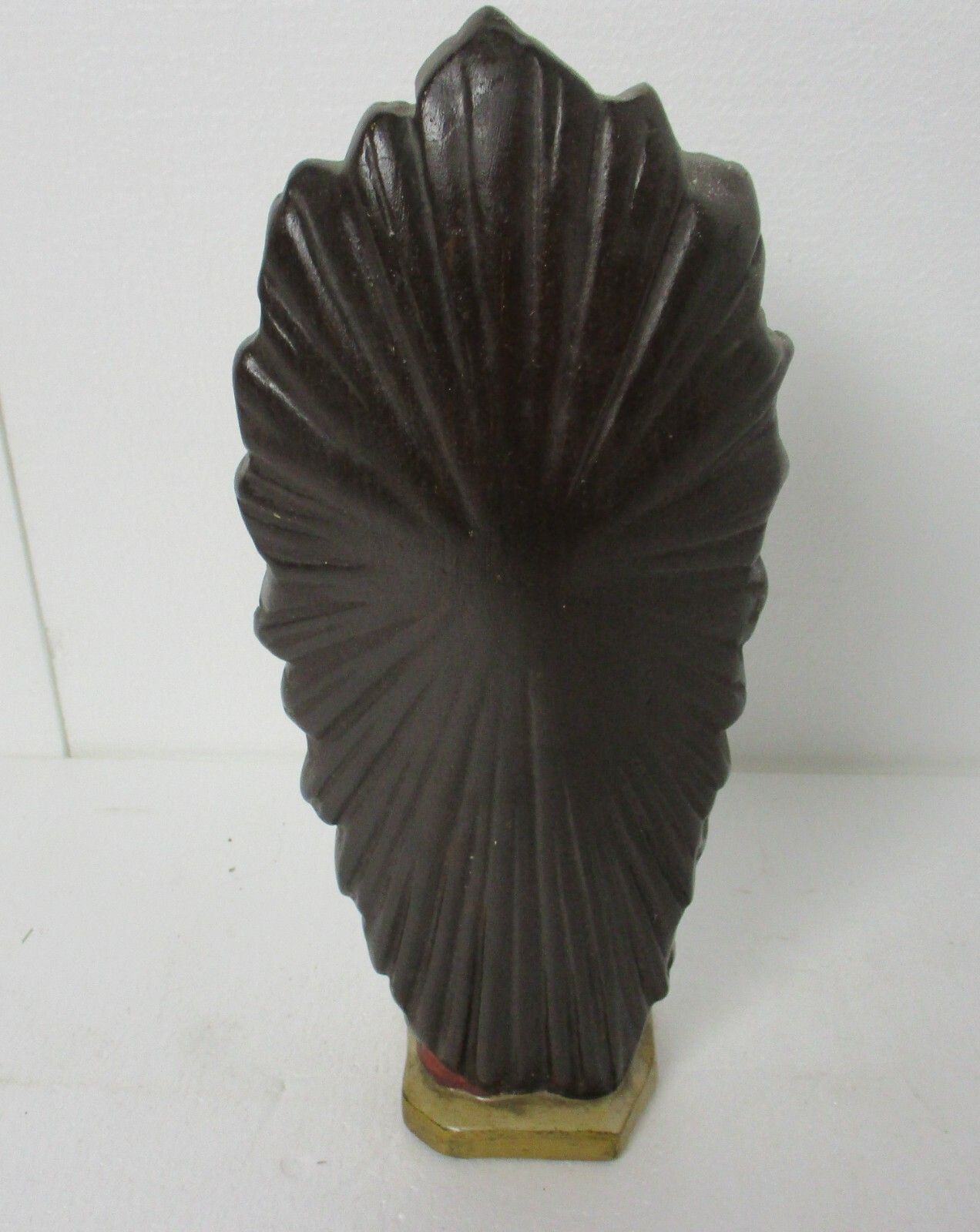 Statue Our Lady Of Perpetual Help Perpetuo Socorro Child Plaster Htf Polychrome photo 278.0