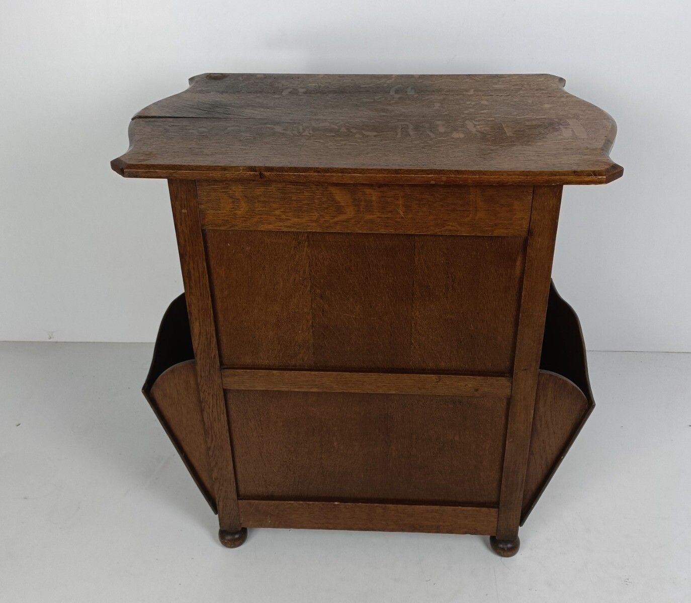 Antique Rare Art Deco Cabinet Desk Table Carved Wood Very Special Barn Farmhouse photo buy