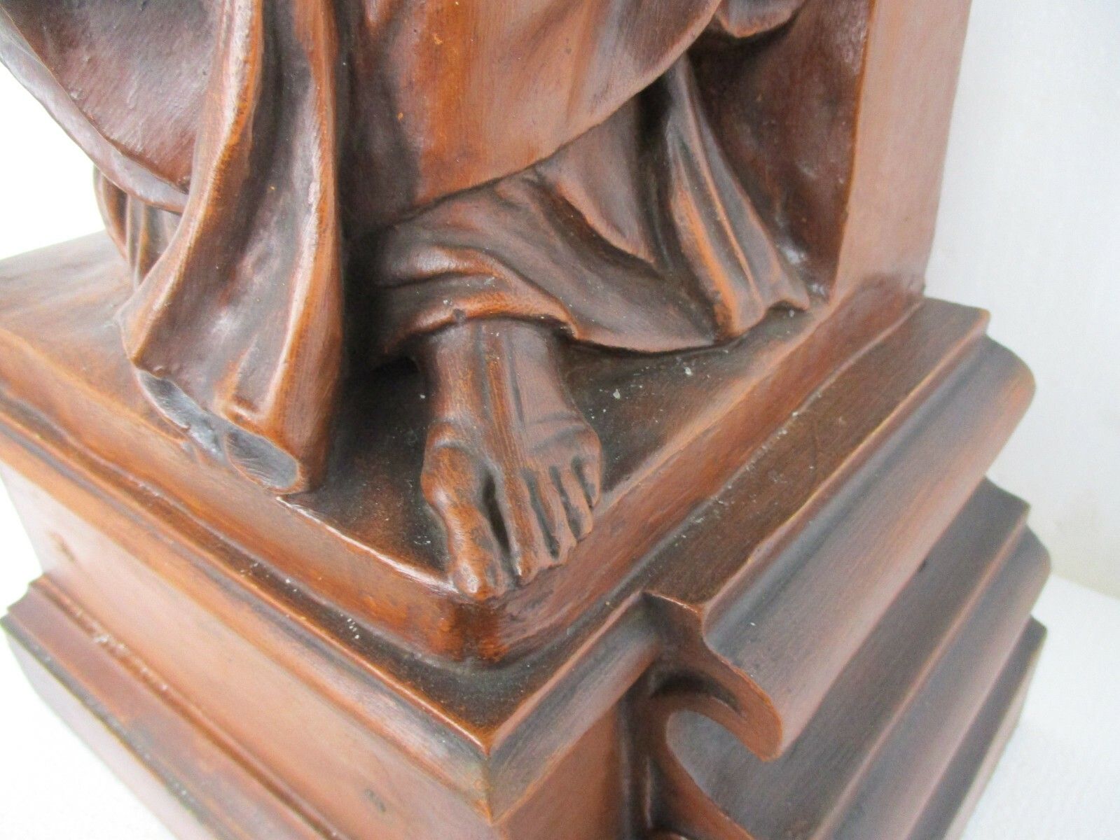 photo furniture Church Statue Sitting Our Lady Virgin Mary Infant  Sedes Sapientiae Plaster