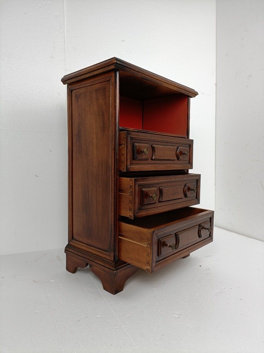 Gorgeous Chest Of Drawers Hallway Cabinet 60s Large End Table photo 445.0