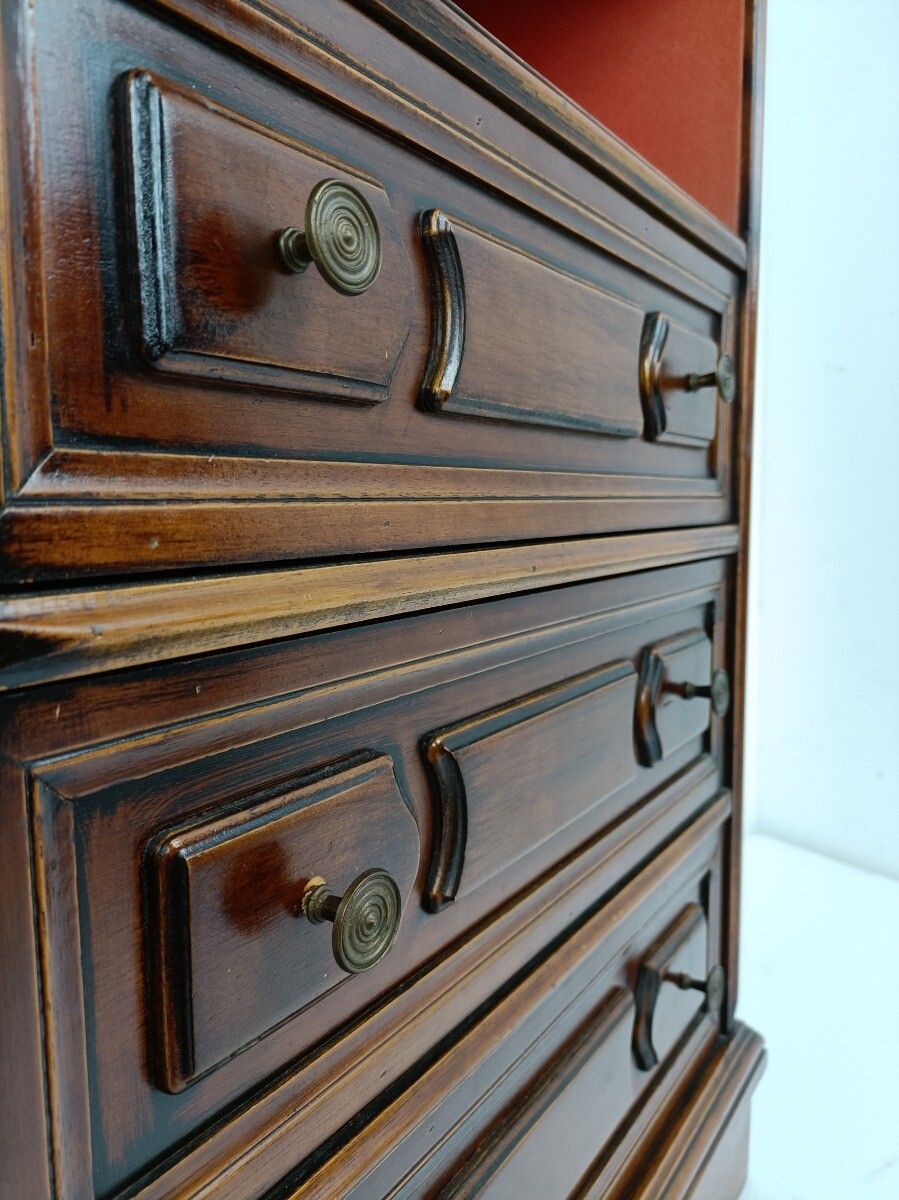 Gorgeous Chest Of Drawers Hallway Cabinet 60s Large End Table photo buy