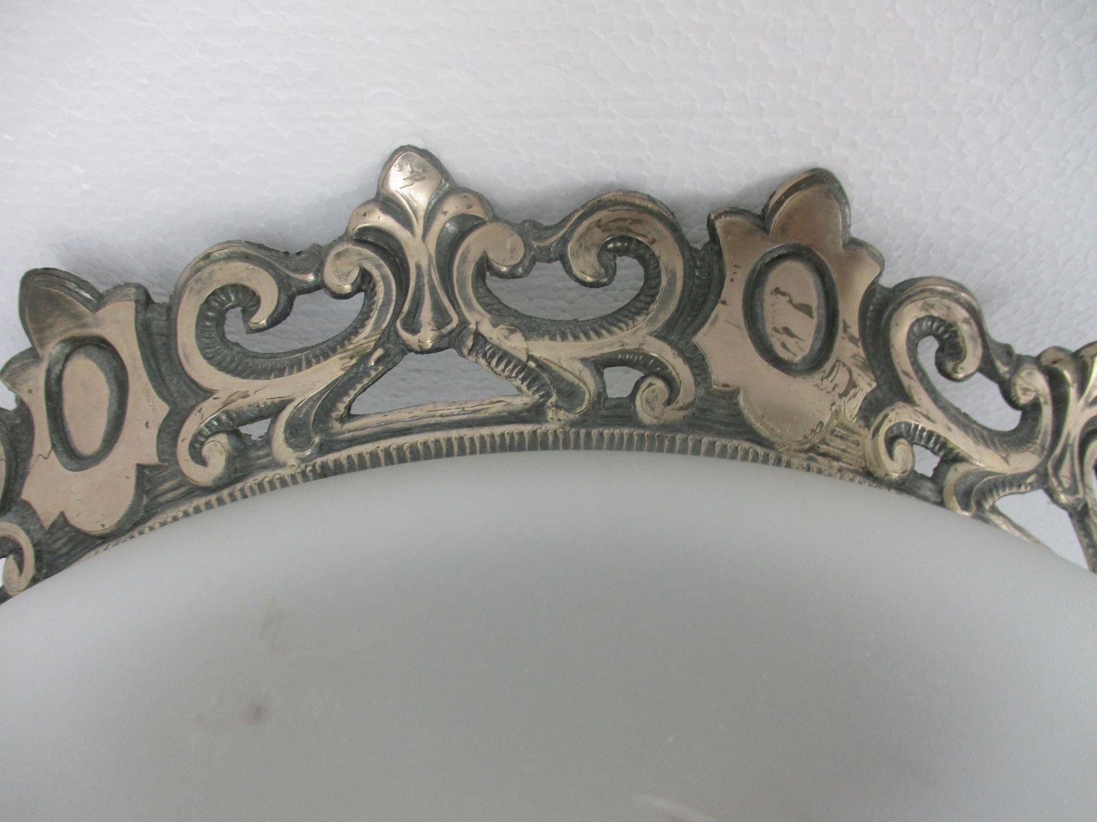 Xl Gorgeous French Ceiling Lamp Fixture Plafonniere Ornate 3 Lights Wow photo Lighting