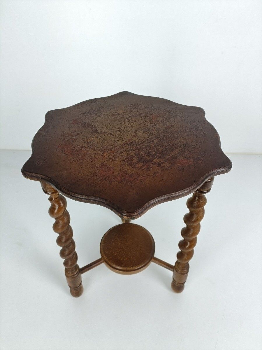 Barley Twist Wooden Side Display Coffee Side Wine Occasional Table Barn Country photo 239.0