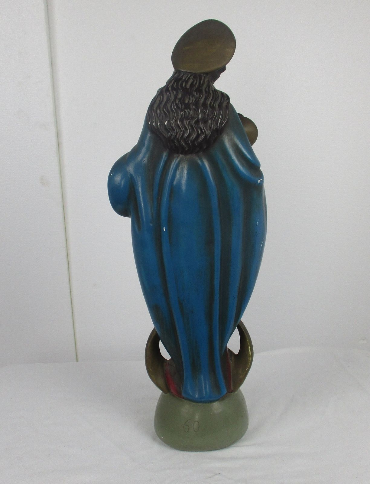 Xl Chapel Virgin Mary Madonna Our Lady With Infant Child Plaster Statue  Gorgeou photo buy