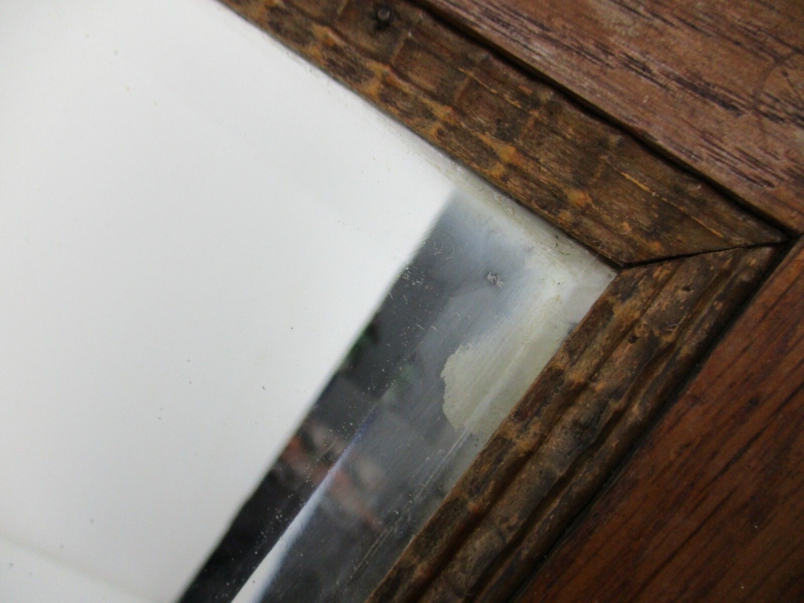 photo furniture Kitchen Medicine Apothecary  Bathroom Cabinet Beveled Glass Beautiful Barn Style