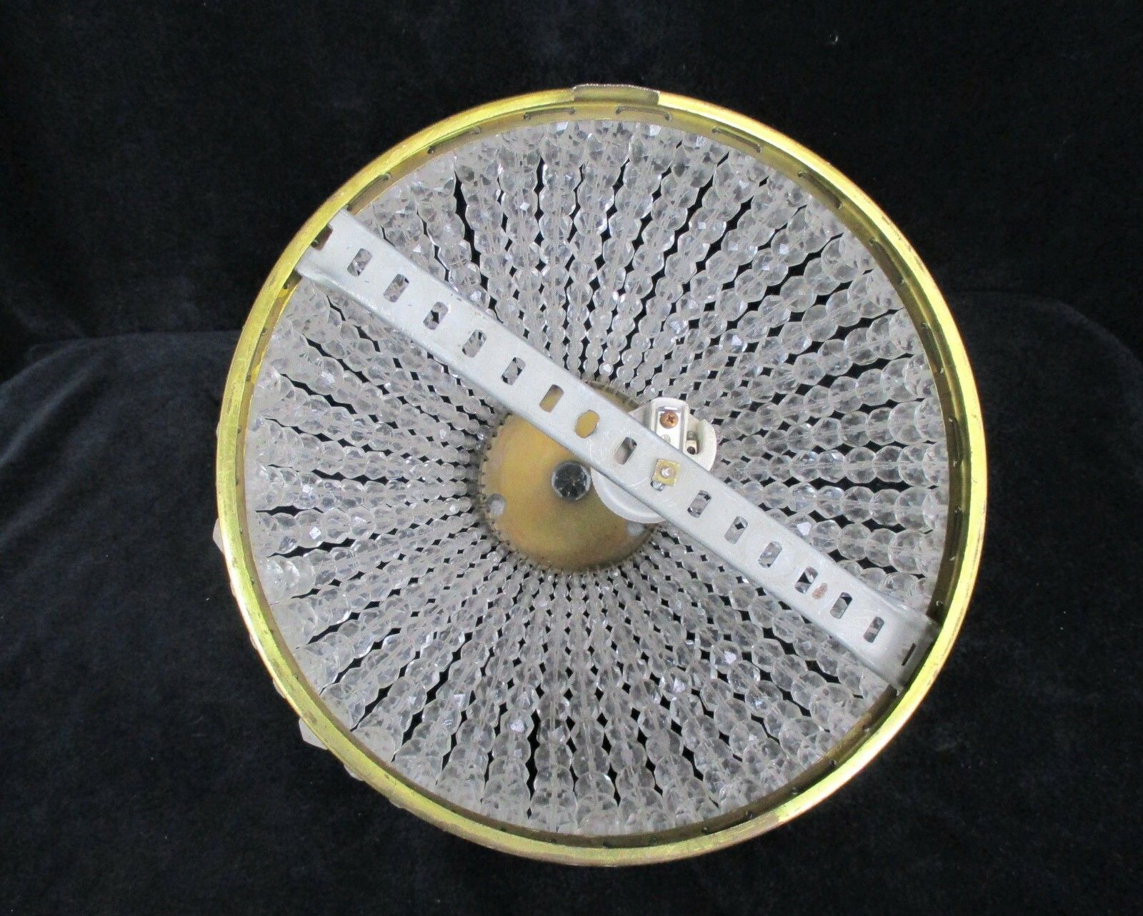 Beaded French Art Glass Flush Mount Shade Plafonière Ceiling Fixture Chandelier photo 371.0