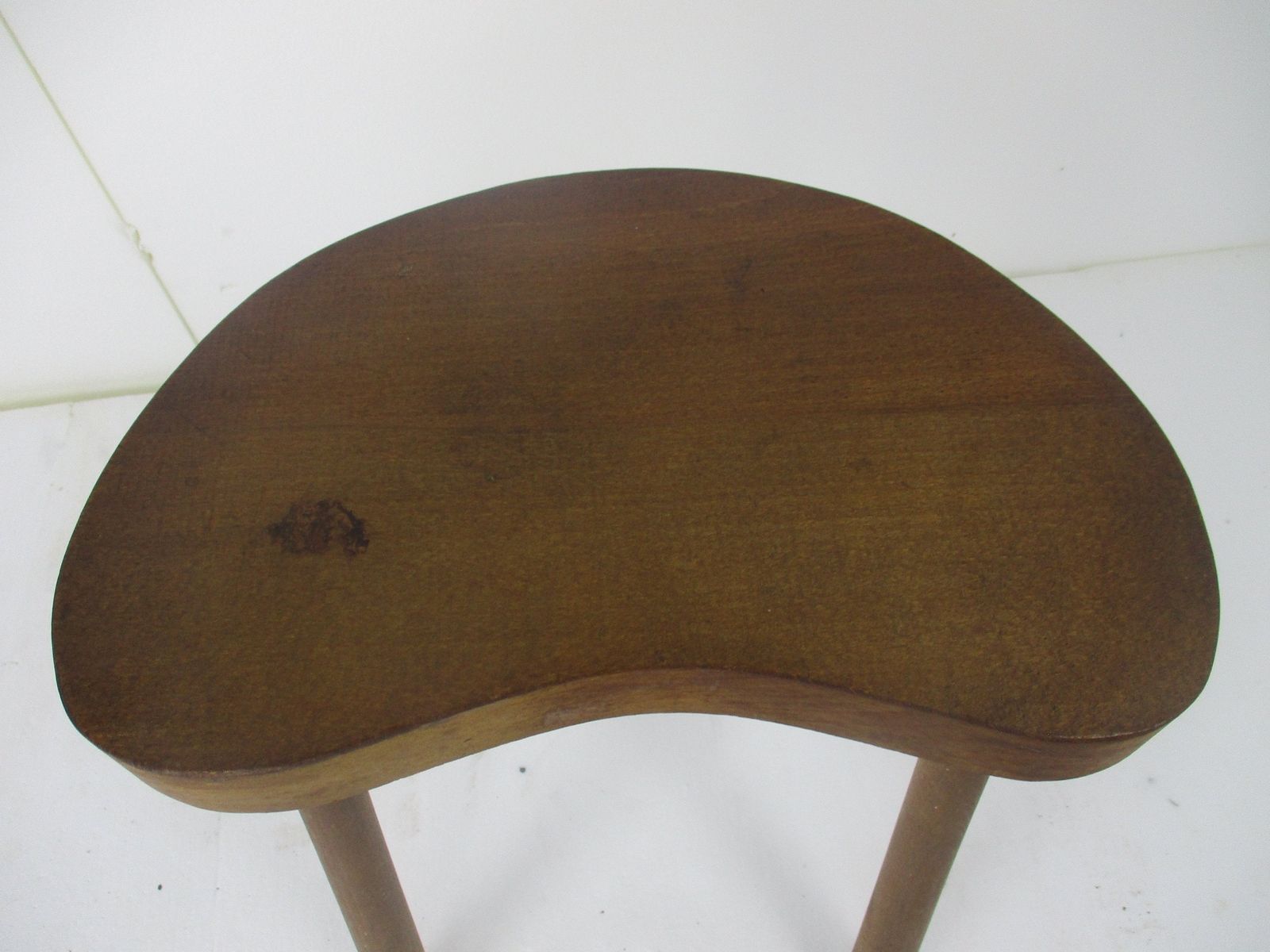 Vintage Hand Carved Wood  Milking Stool Pedestal Table Plant Flower Bonsai Stand photo Home Decor