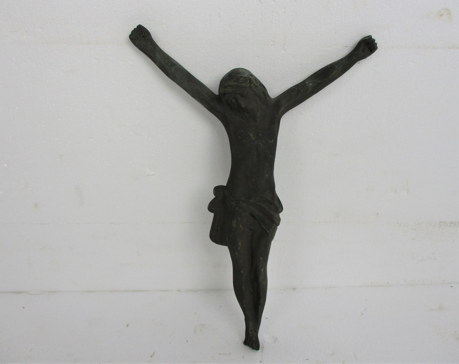 Gorgeous Antique Brass Bronze Corpus Jesus Christ Church 19th 20th Century 16.33 photo furniture