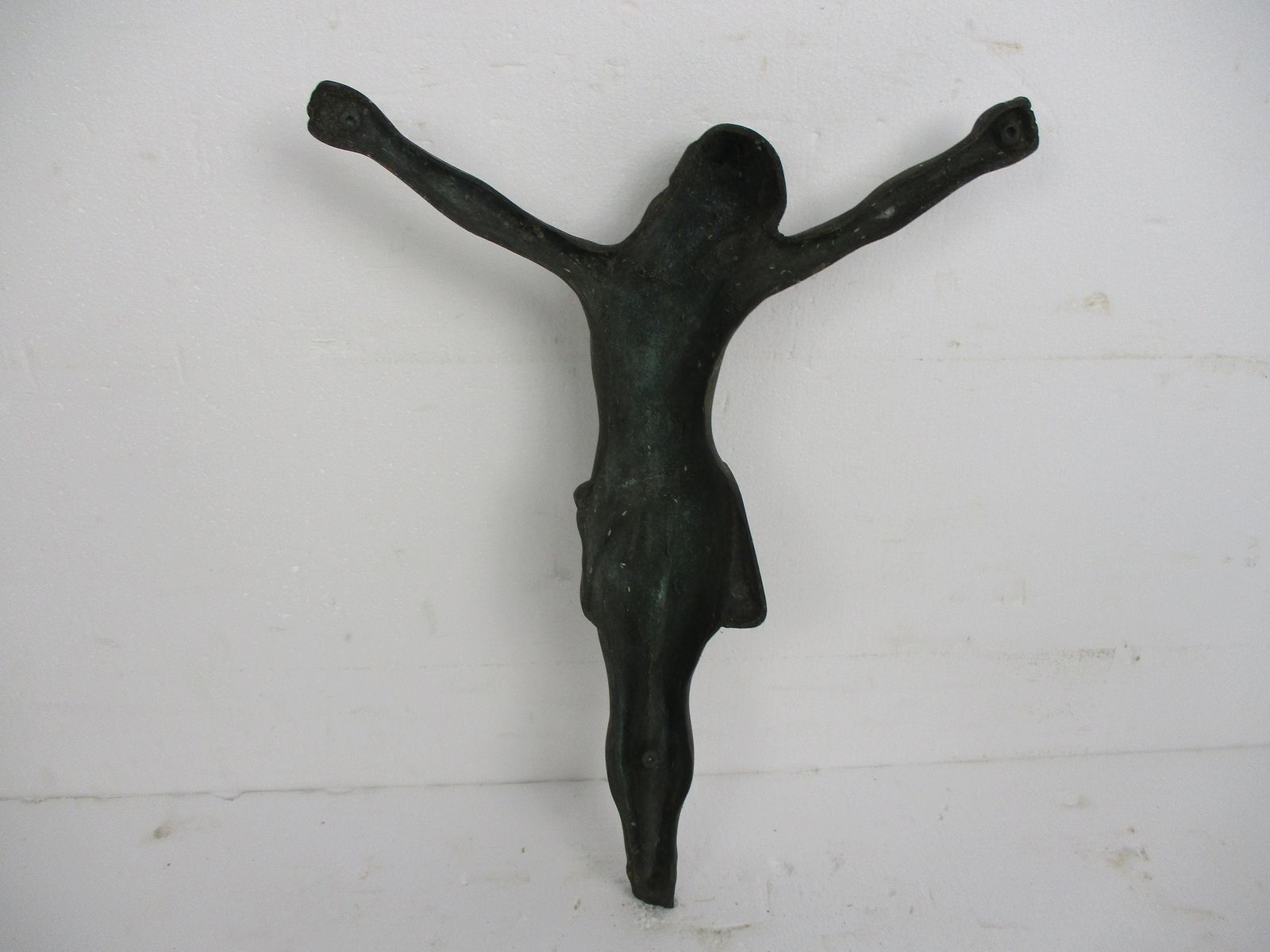 Gorgeous Antique Brass Bronze Corpus Jesus Christ Church 19th 20th Century 23.62 photo buy